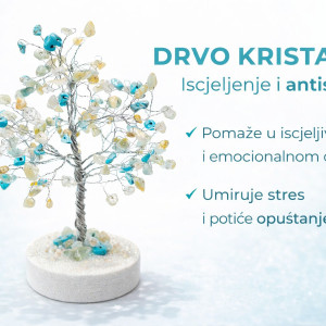 drvo kristala iscjeljenje, drvo kristala antistres, tirkiz značenje, amazonit značenje, kristali za stres, kristali za mir, kristali za iscjeljenje, dekoracija za opuštanje, MelAureus by Melanija Maružin